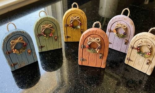 10. Tiny Storybook Door Shelf Leaners