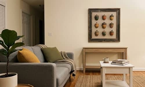 11. Framed Botanical Acorn Wall Art