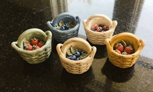 11. Mini Berry Basket Trinket Cups