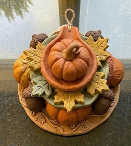 11. Stackable Harvest Totem Sculptures