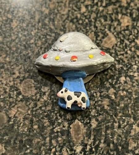 11. UFO Cow Abduction Magnet