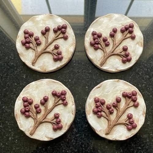 11. Wild Berry Branch Wall Discs