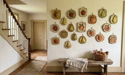 12. Clay Orchard Harvest Plaque Collection