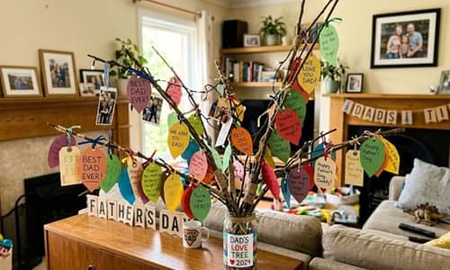12. DIY Family Appreciation Tree