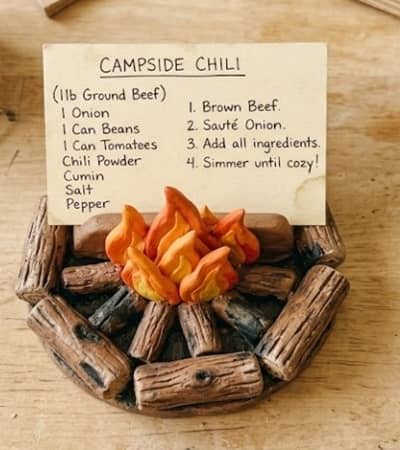 12. Pocket Campfire Recipe Holder