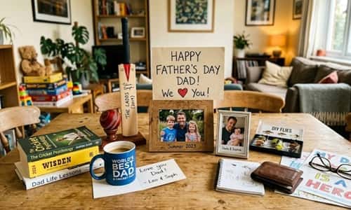 2. Dad's Favorite Things Display Table