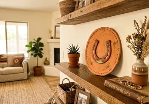 2. Desert Horseshoe Trinket Plaque
