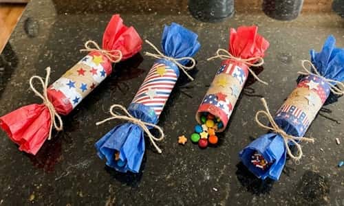 2. Firecracker Surprise Treat Holders