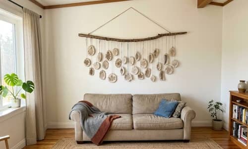 2. Floating Leaf Wall Tiles