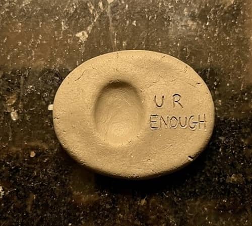 2. Hidden Message Pocket Worry Stone