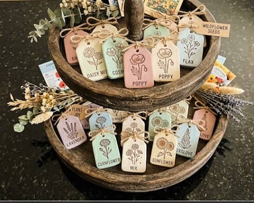 2. Wildflower Seed Packet Hanging Tags