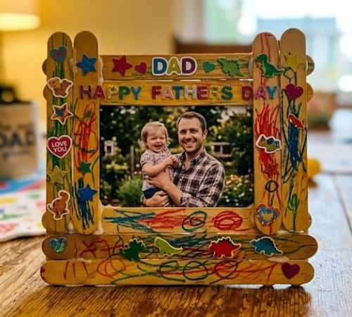 3. Daddy and Me Photo Frame