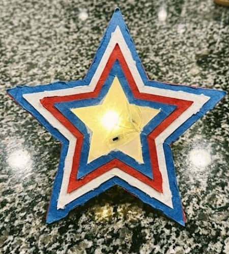 3. Layered Paper Star Lantern