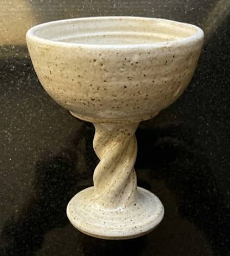 3. Twisted Stem Fruit Pedestal