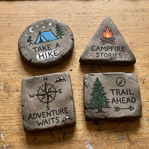 4. Campground Trail Marker Stones