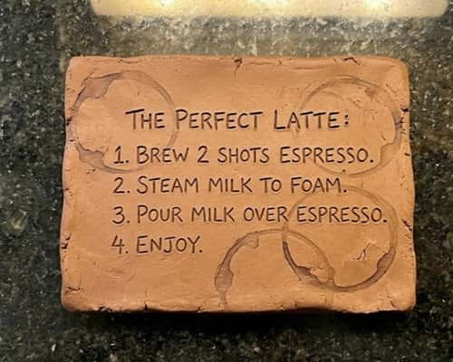 4. Coffee Ring Recipe Tile