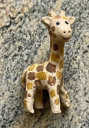 4. Wobbly Giraffe With Patchwork Spots