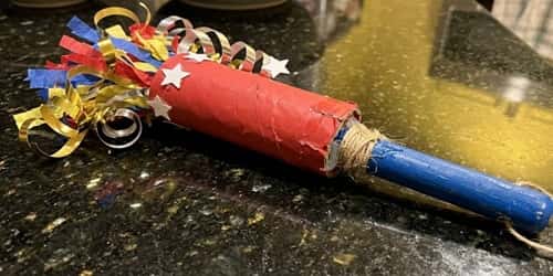 5. Confetti Burst Firecracker Wand
