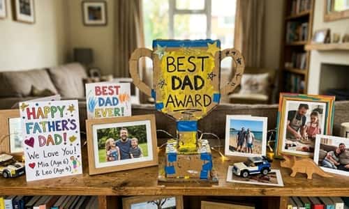 6. DIY Trophy Display for Dad