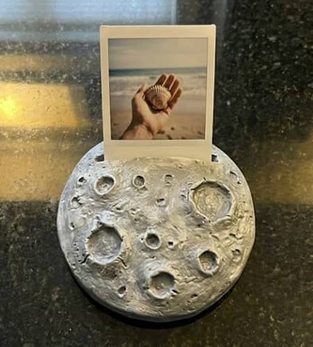 6. Moon Crater Polaroid Holder