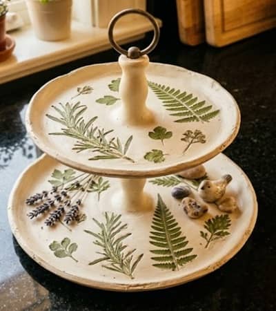 6. Pressed Herb Keepsake Trays