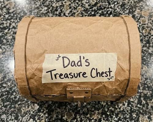 7. Cardboard Dad's Pocket Treasure Chest