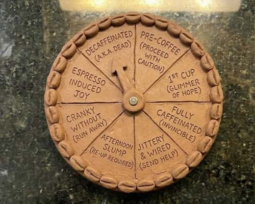 7. Coffee Mood Dial Desk Companion