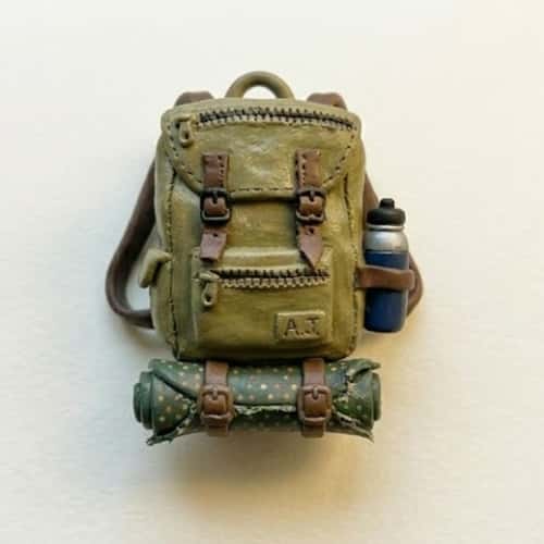 7. Mini Survival Backpack Sculpture