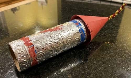 7. Tin Foil Embossed Firecracker Rockets