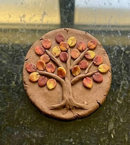 8. Cinnamon Swirl Fall Tree Plaques