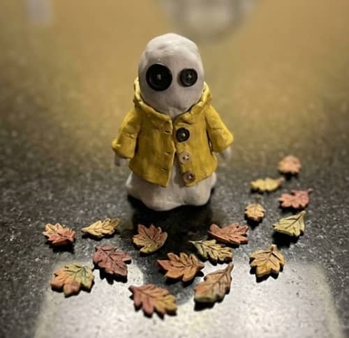 8. Coraline's Autumn Raincoat Ghost