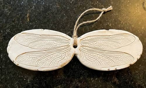 8. Dragonfly Wing Impression Ornament