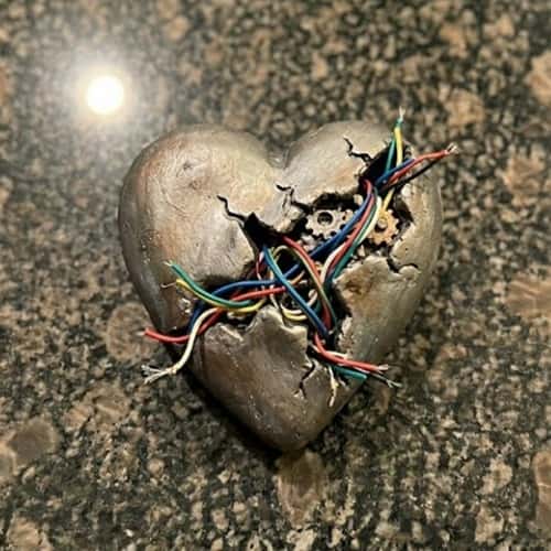 9. Fake Broken Robot Heart Paperweight