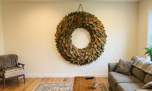 9. Forest Canopy Leaf Wreath