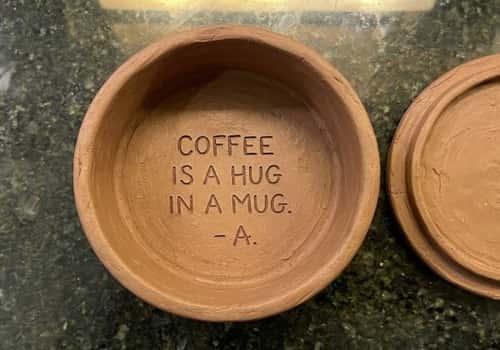9. Hidden Coffee Quote Treasure Box