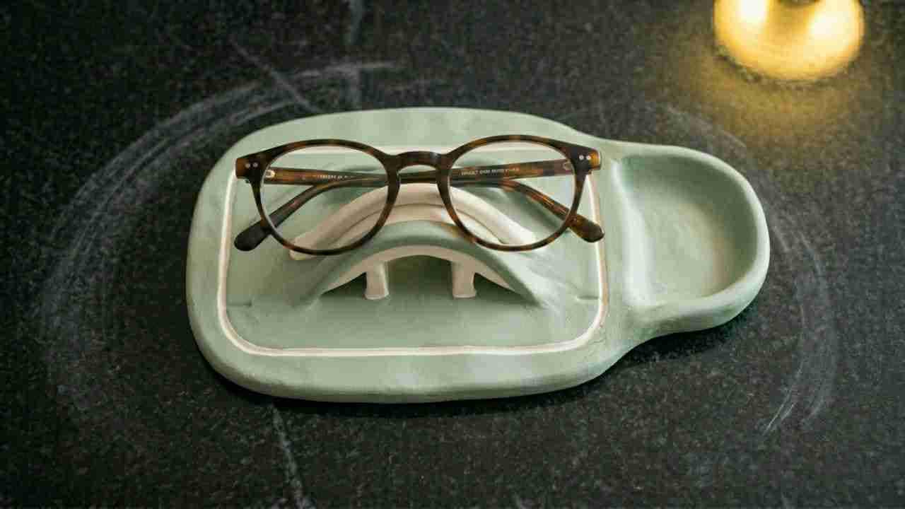 Air Dry Clay Glasses Holders - featured