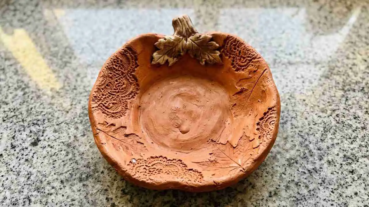 Air Dry Clay Pumpkin Decor - featured