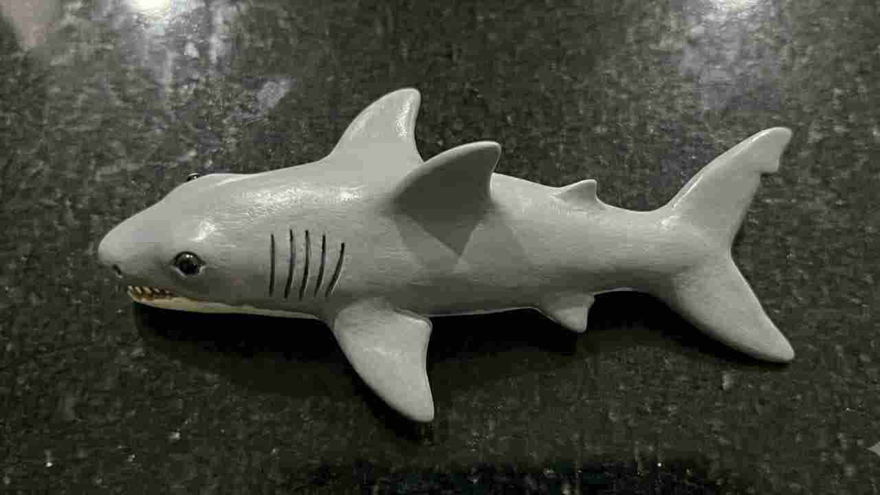 Air Dry Clay Shark Craft - featured