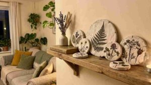 Air Dry Clay Shelf Decor - featured