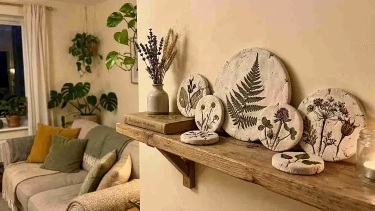 Air Dry Clay Shelf Decor - featured
