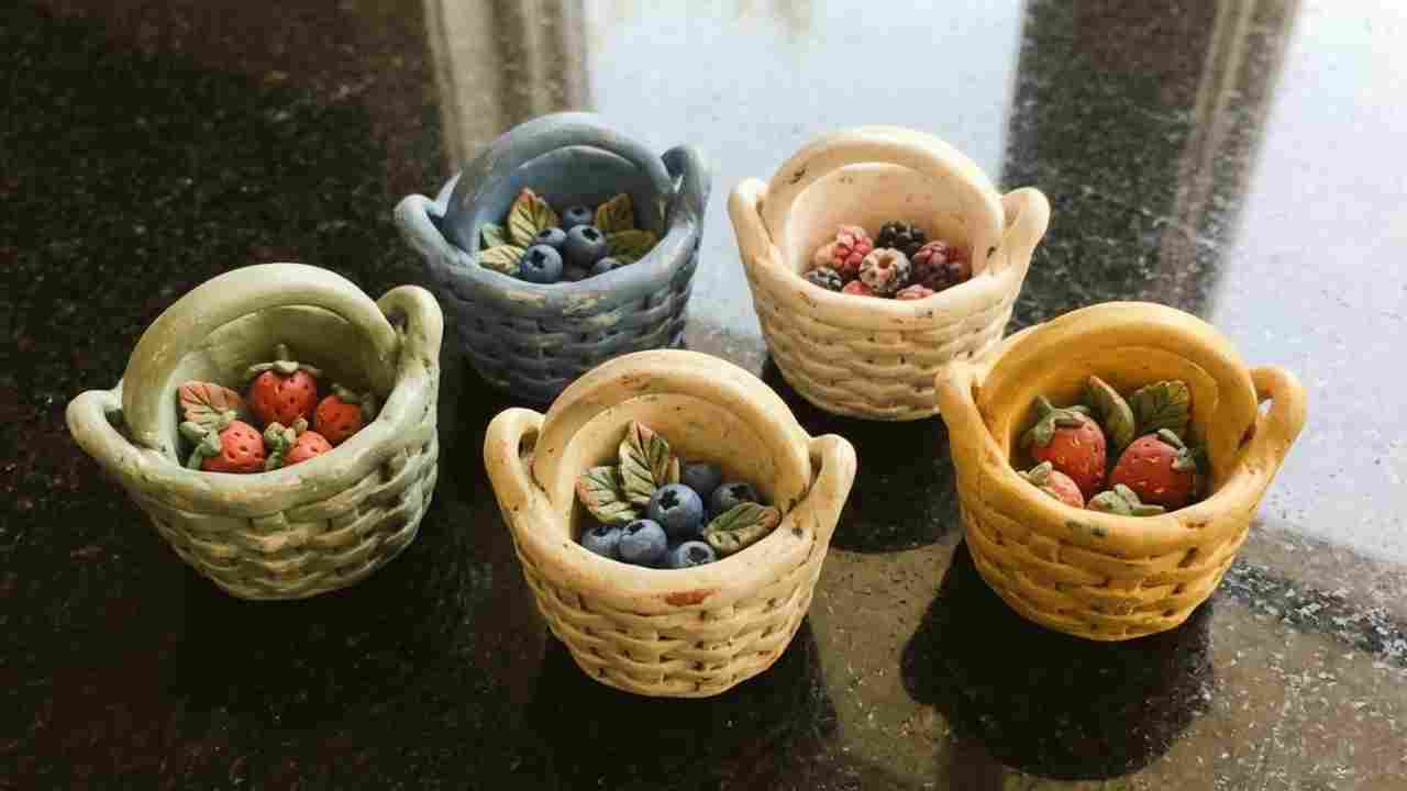 Air Dry Clay Tiered Tray Decor - featured