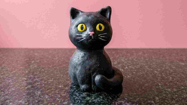 Black cat Clay Craft - featured