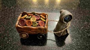 Coraline Clay Craft - featured