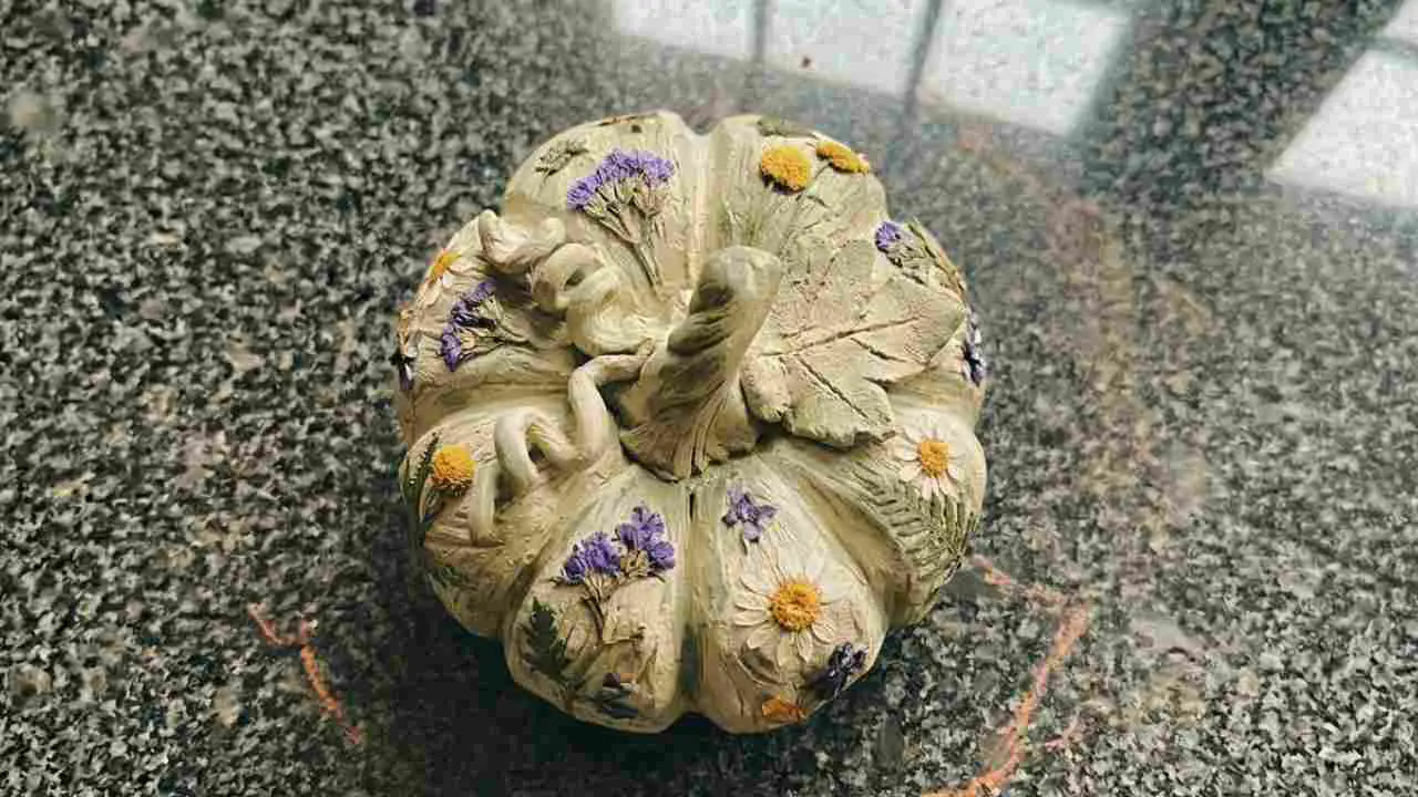 Cottagecore Clay Pumpkin - featured