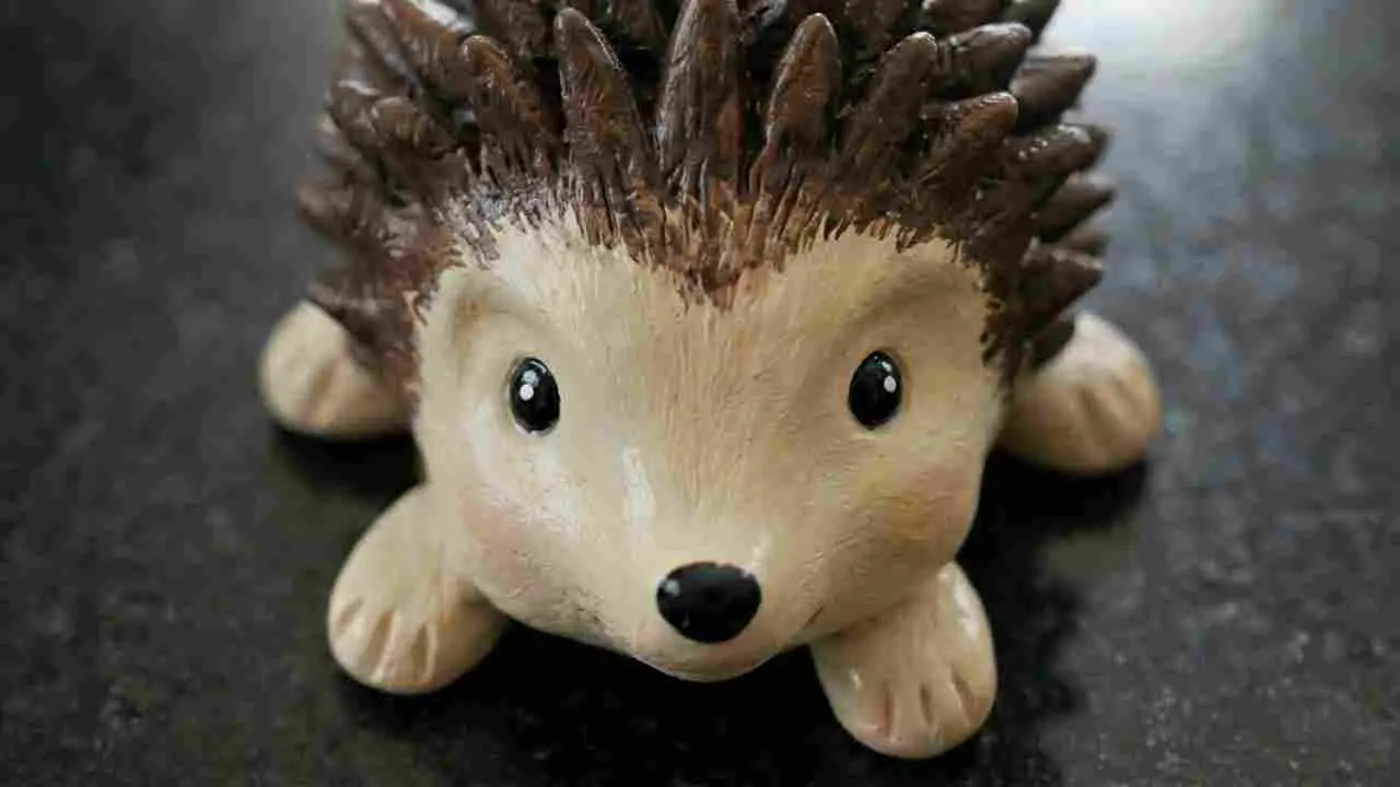 Hedgehog Clay Craft - featured