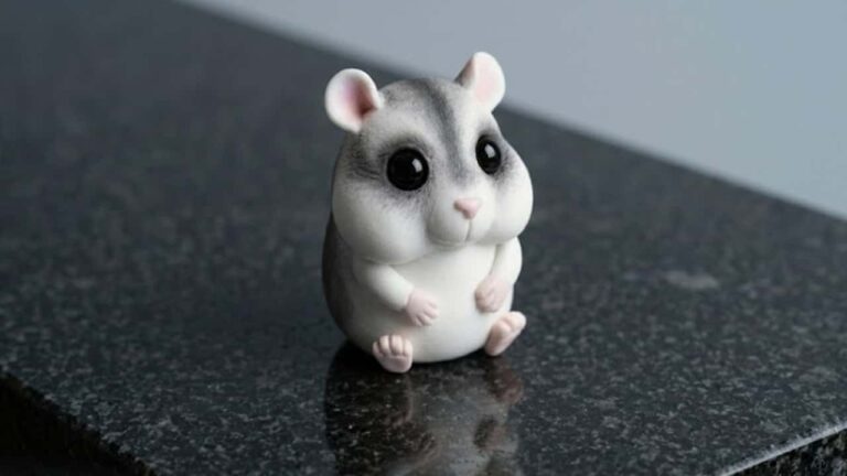 Polymer Clay Hamster Craft - featured