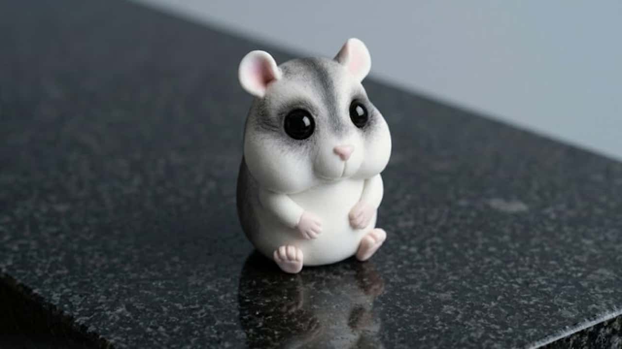 Polymer Clay Hamster Craft - featured