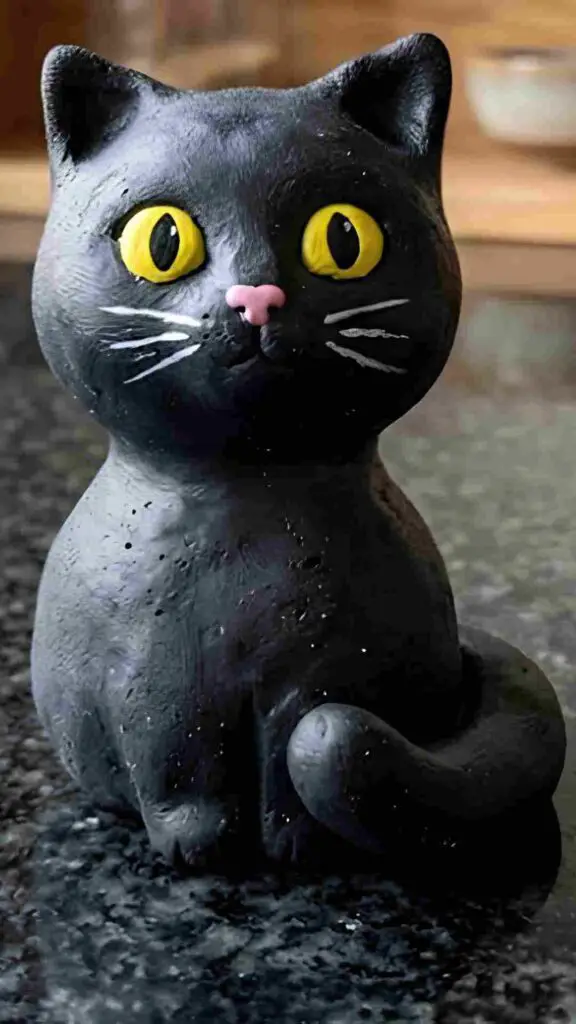 black cat clay craft