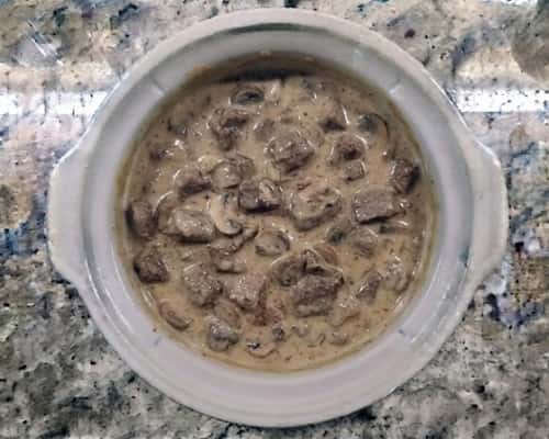 10. Beef Stroganoff Dump Dinner