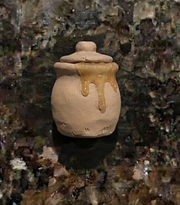 10. Mini Honey Jar With Dripping Honey
